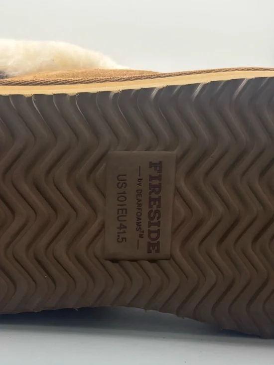 Fireside Dearfoams Women's Bayswater Genuine Shearling Quilted Platform Bootie - Picture 6 of 7